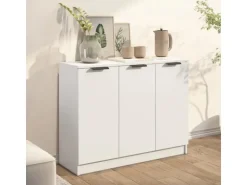 vidaXL Sideboard Weiß 90,5x30x70 cm Holzwerkstoff 811187