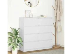 vidaXL Sideboard Weiß 100x35x99 cm Holzwerkstoff 3328489