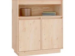 vidaXL Sideboard 70x34x80 cm Massivholz Kiefer 814384