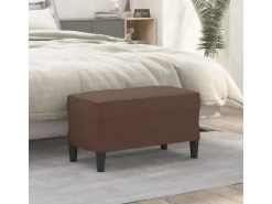 vidaXL Sitzbank Braun 70x35x41 cm Kunstleder 349393