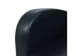vidaXL 2-Sitzer-Sofa Kunstleder Schwarz
