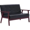 vidaXL 2-Sitzer-Sofa Schwarz Kunstleder Modell 1