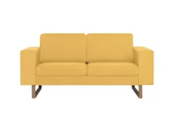 vidaXL 2-Sitzer-Sofa Stoff Gelb Modell 2