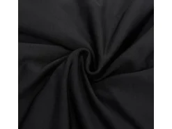 vidaXL Stretch Sofahusse 4-Sitzer Schwarz Polyester-Jersey
