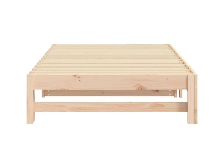 vidaXL Tagesbett Ausziehbar 2x(80x200) cm Massivholz Kiefer1369472