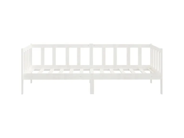 vidaXL Tagesbett Weiß Kiefer Massivholz 90x200 cm787221