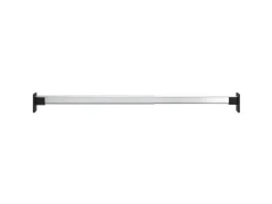 vidaXL Teleskop-Kleiderstangen 2 Stk Silbern 58-100 cm 344373