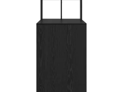 vidaXL Tisch Schwarz Eichen-Optik 108 x 55 x 103,5 cm Holzwerkstoff 869459