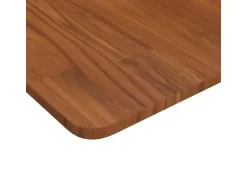 vidaXL Tischplatte Quadratisch Dunkelbraun 80x80x1,5cm Eiche Behandelt