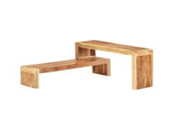 vidaXL 2-tlg. TV-Schrank Massivholz Akazie