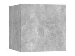 vidaXL 6-tlg. TV-Schrank-Set Betongrau Holzwerkstoff Modell 10