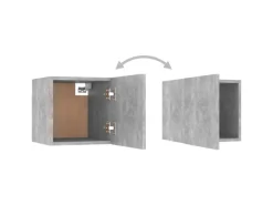 vidaXL 7-tlg. TV-Schrank-Set Betongrau Holzwerkstoff 4