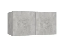 vidaXL 7-tlg. TV-Schrank-Set Betongrau Holzwerkstoff 4