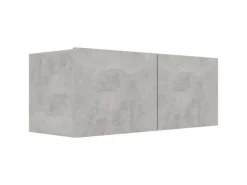 vidaXL 7-tlg. TV-Schrank-Set Betongrau Holzwerkstoff Modell 12