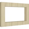 vidaXL 8-tlg. TV-Schrank-Set Sonoma-Eiche Holzwerkstoff Modell 11