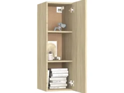 vidaXL 8-tlg. TV-Schrank-Set Sonoma-Eiche Holzwerkstoff Modell 11