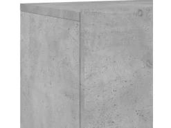vidaXL 5-tlg. Wohnwand Betongrau Holzwerkstoff Modell 3