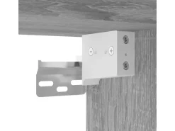 vidaXL 5-Tlg Wohnwand Grau Sonoma Holzwerkstoff 3216462