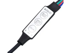 vidaXL 6-tlg. Wohnwand mit LED-Beleuchtung Braun Eichen-Optik Modell 7