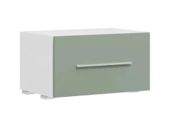 vidaXL 5-Tlg Wohnwand mit LED-Beleuchtung Olivgrün Holzwerkstoff 3324232
