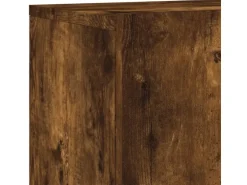 vidaXL 5-Tlg Wohnwand Räuchereiche Holzwerkstoff 3216468
