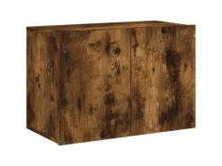 vidaXL 5-Tlg Wohnwand Räuchereiche Holzwerkstoff 3216493