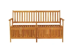 vidaXL Truhenbank 148 cm Massivholz Akazie