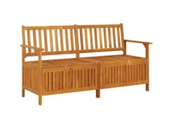 vidaXL Truhenbank 148 cm Massivholz Akazie