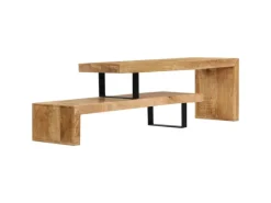 vidaXL TV-Lowboard Massivholz Mango