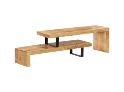 vidaXL TV-Lowboard Massivholz Mango