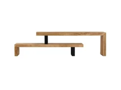 vidaXL TV-Lowboard Massivholz Mango