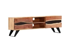 vidaXL TV-Schrank 140 x 30 x 45 cm Massivholz Akazie
