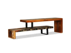 vidaXL TV-Schrank Altholz Massiv Modell 2