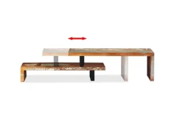 vidaXL TV-Schrank Altholz Massiv Modell 2