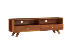 vidaXL TV-Schrank Altholz Massiv 140x30x40 cm