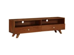 vidaXL TV-Schrank Altholz Massiv 140x30x40 cm