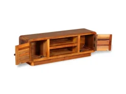 vidaXL TV-Schrank Altholz Massiv 120x30x40 cm