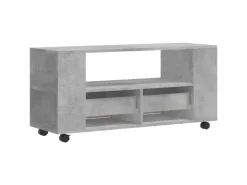 vidaXL TV-Schrank Betongrau 102x34,5x43 cm Holzwerkstoff