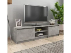 vidaXL TV-Schrank Betongrau 140x40x35,5 cm Holzwerkstoff