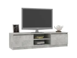 vidaXL TV-Schrank Betongrau 140x40x35,5 cm Holzwerkstoff