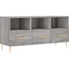 vidaXL TV-Schrank Grau Sonoma 102x36x50 cm Holzwerkstoff Modell 9