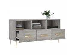 vidaXL TV-Schrank Grau Sonoma 102x36x50 cm Holzwerkstoff Modell 9
