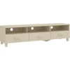 vidaXL TV-Schrank HAMAR Honigbraun 158x40x40 cm Massivholz Kiefür