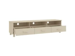vidaXL TV-Schrank HAMAR Honigbraun 158x40x40 cm Massivholz Kiefür