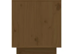 vidaXL TV-Schrank Honigbraun 110x35x40,5 cm Massivholz Kiefür