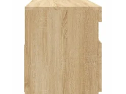 vidaXL TV-Schrank mit LED-Leuchten Sonoma-Eiche 60x35x40 cm