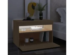 vidaXL TV-Schrank mit LED-Leuchten Sonoma-Eiche 60x35x40 cm