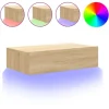 vidaXL TV-Schrank mit LED-Leuchten Sonoma-Eiche 60x35x15,5 cm