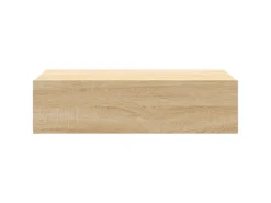 vidaXL TV-Schrank mit LED-Leuchten Sonoma-Eiche 60x35x15,5 cm