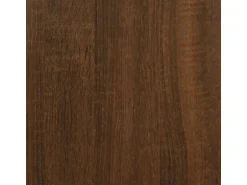 vidaXL TV-Schrank mit Rollen Braun Eiche 90x35x35 cm Holzwerkstoff
